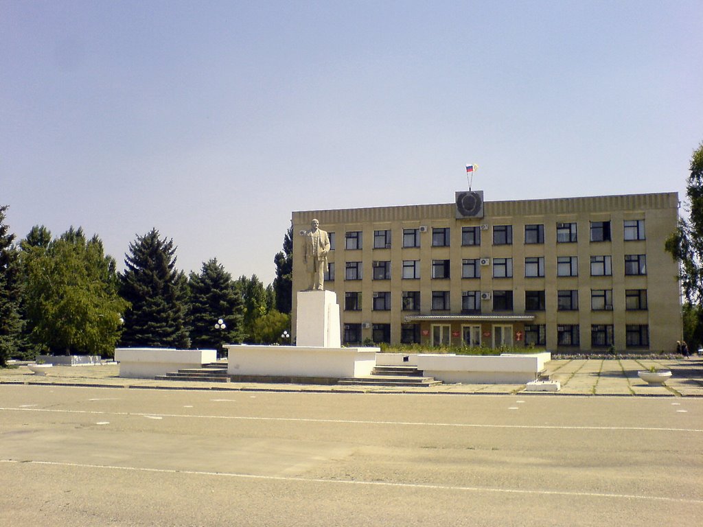 В центре