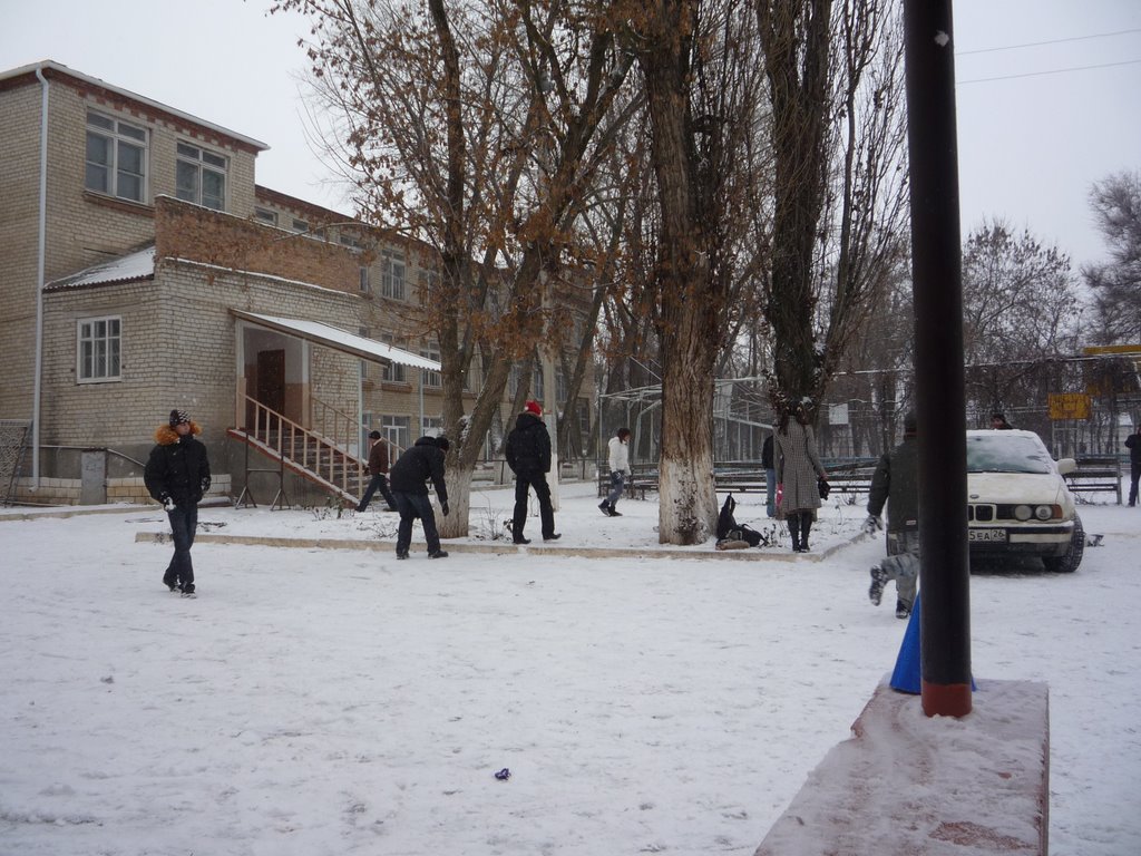 школа №1 зима