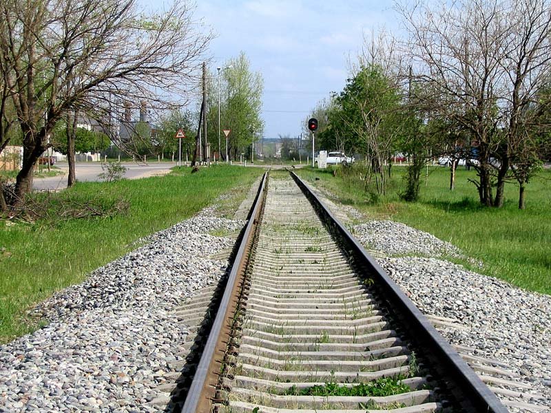 железнодорожный переезд на ул. Калинина