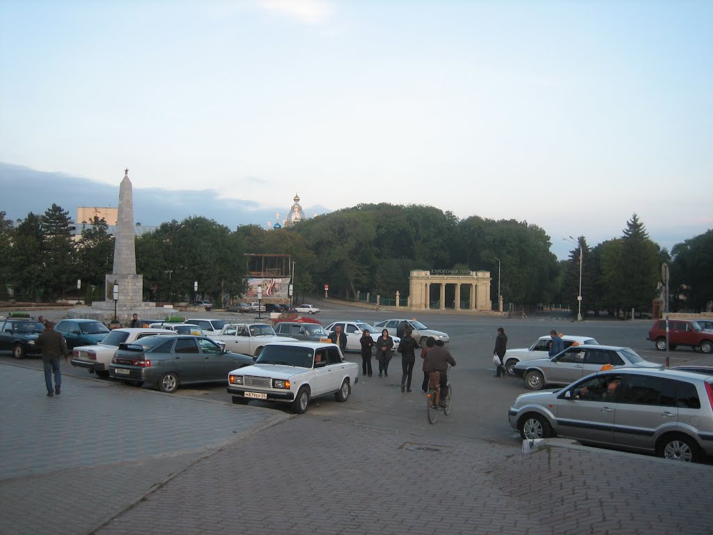 вид на лечебный парк