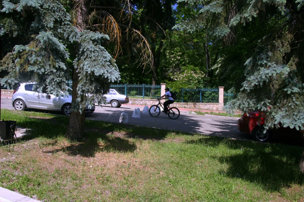 Ессентуки. Дорога вдоль Курортного парка.
