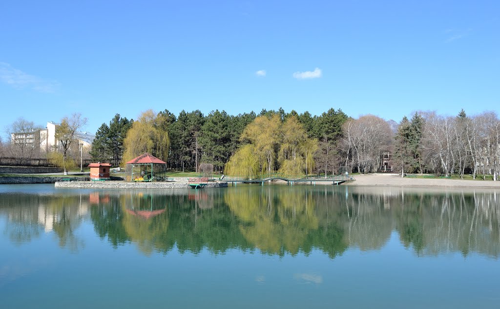 Озеро на территории санатория / The pond in sanatorium