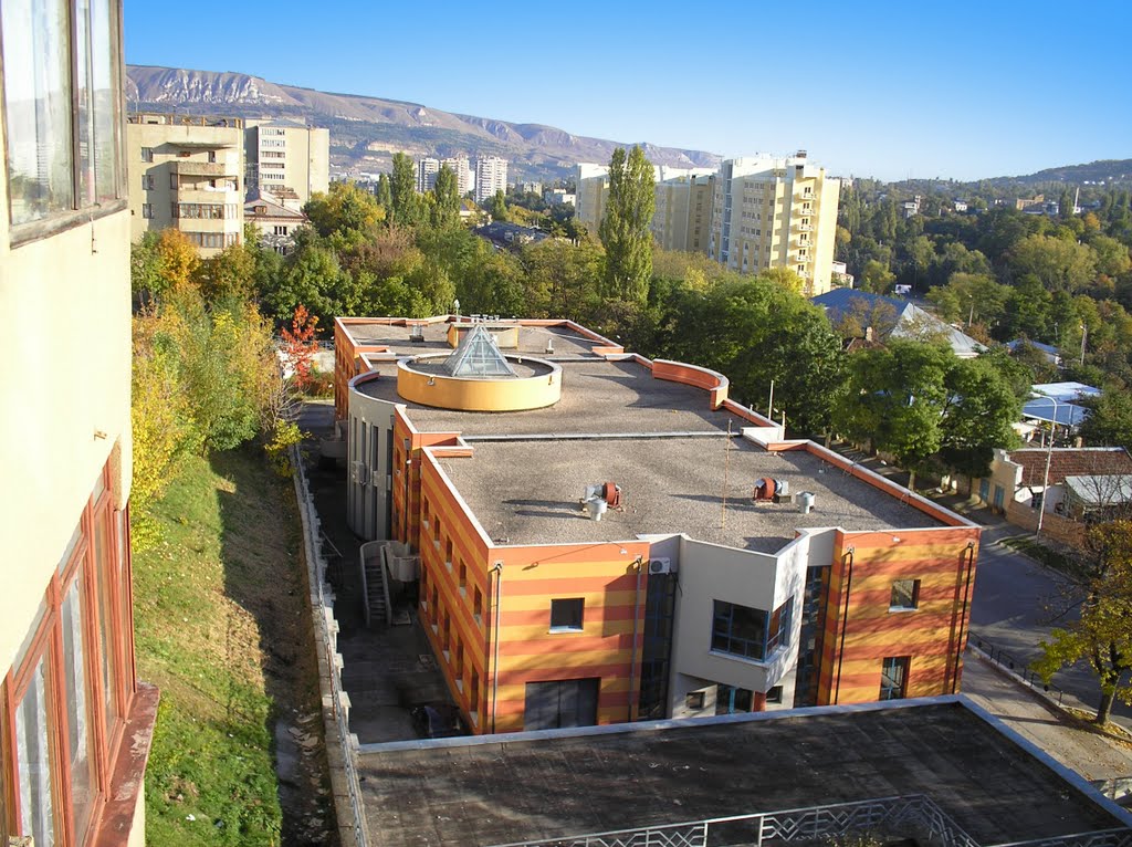 View from the window / Вид из окна Куйбышева, 35  на север