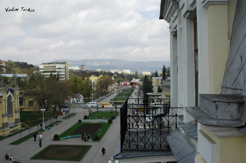 Вид на город