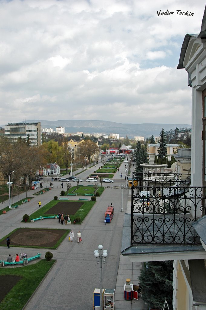 Вид на город