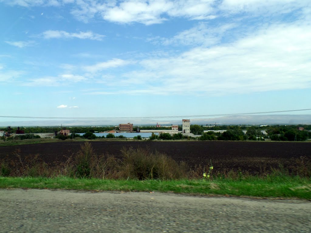 Вид на село Кочубеевское. 18/9/2013.