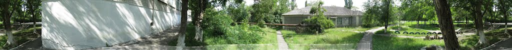 Панорама. Курсавка - бывшая старая школа
