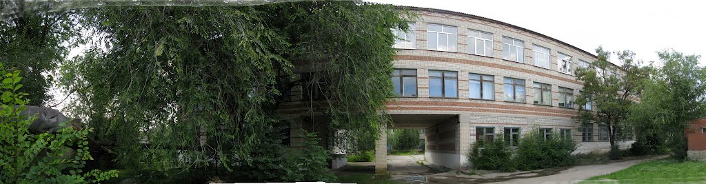 Панорама. Курсавка - зад школы.