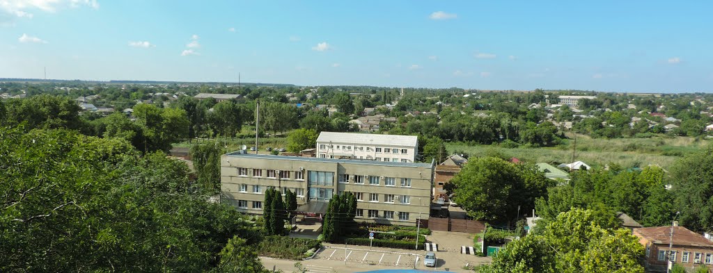полиция и вид на город