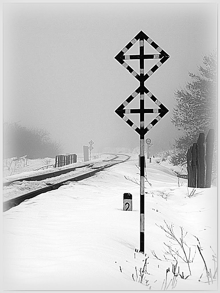 The railway per the last day of winter!