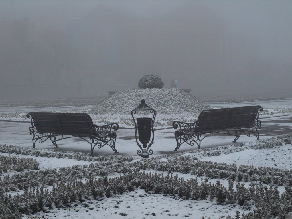 Fog on the Parade-ground