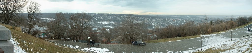 view from Komsomolska Gorka to Tashla