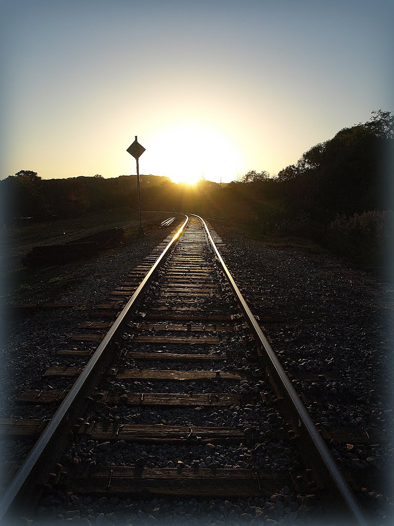 Sunset over the Railway