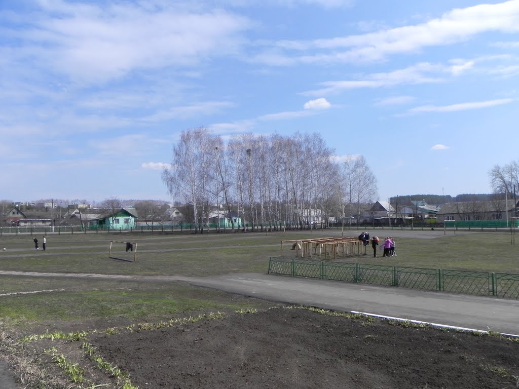 Ранняя весна, с крыльца  2 Гавриловской школы