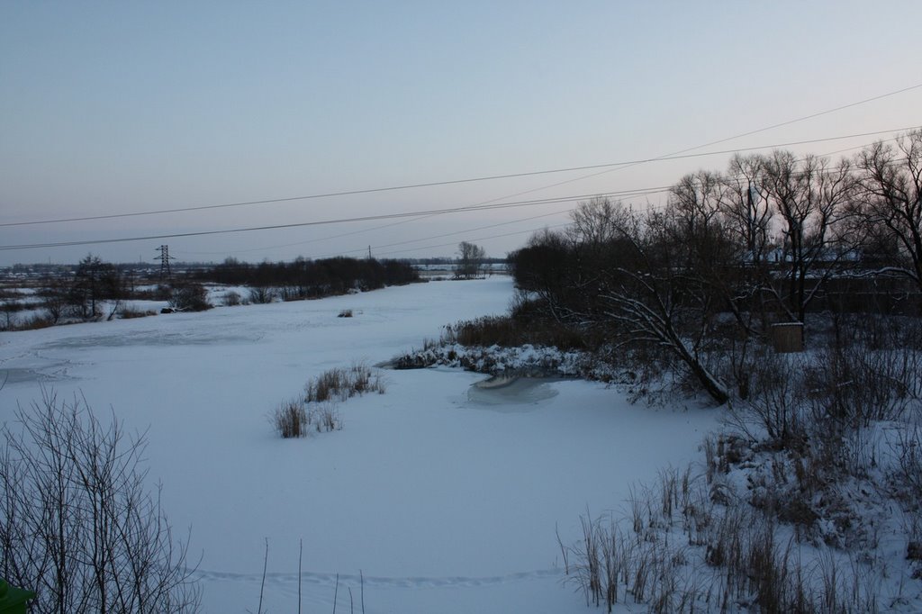 Frozen river