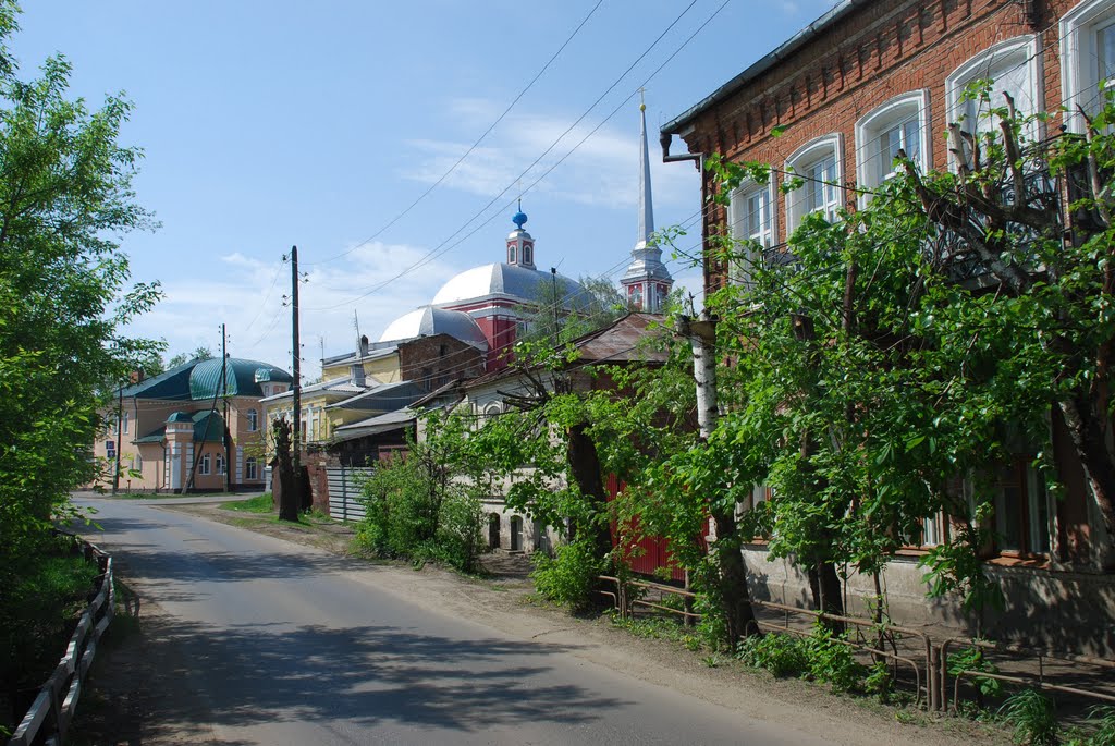 Козлов. Вид улицы Набережной
