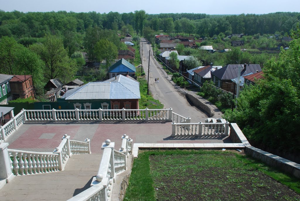 Козлов. Лестница, ведущая с Набережной улицы к реке Лесной Воронеж