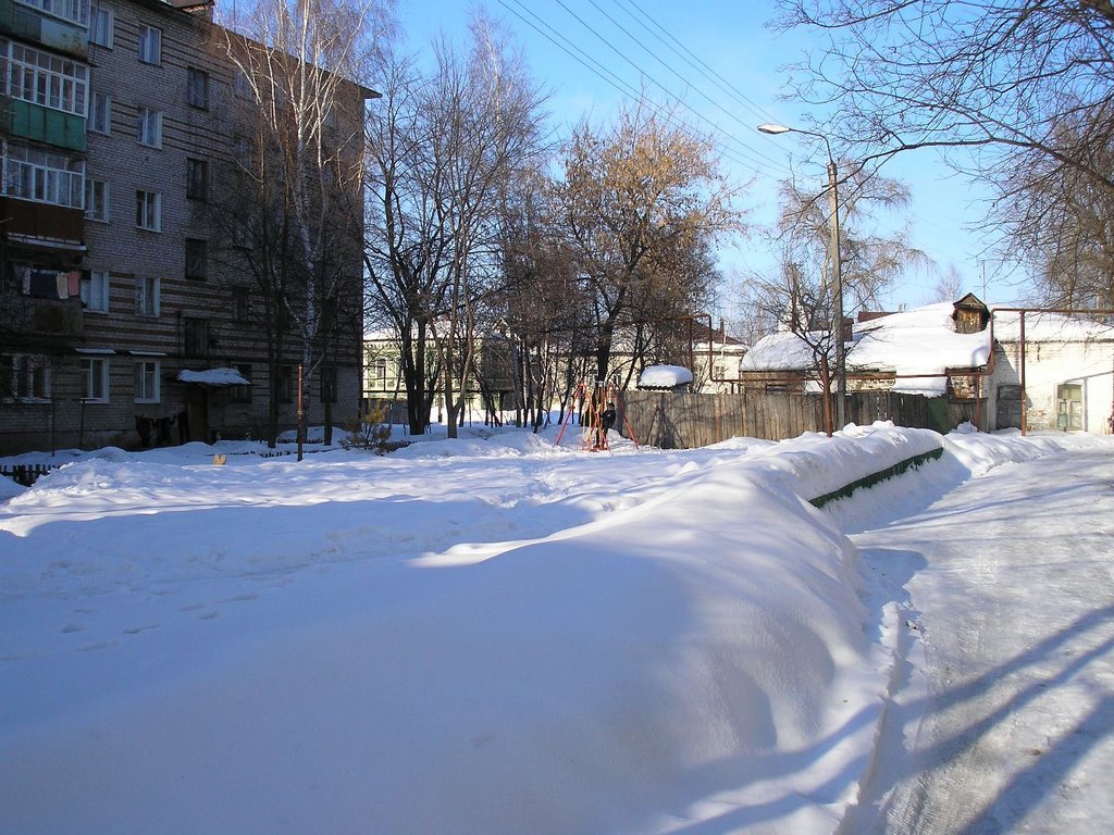 Проходной двор 33-35 зимой