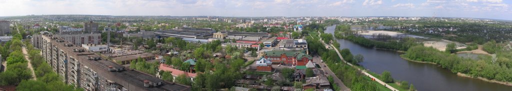 TAMBOV. Panorama. (Панорама Тамбова с крыши высотного здания).