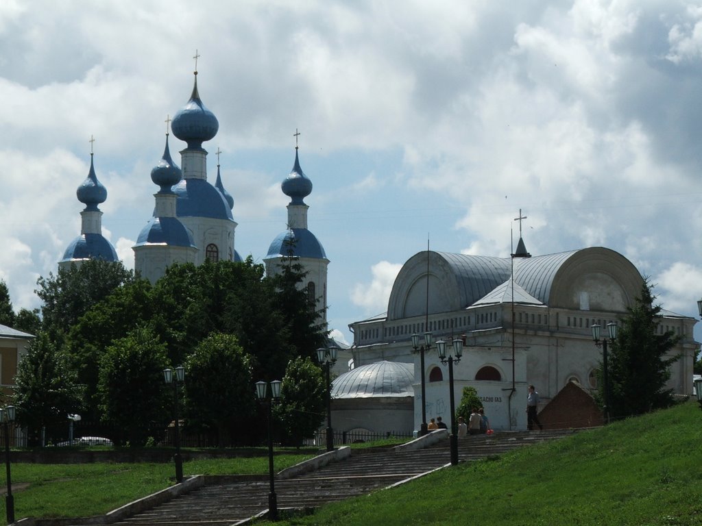Россия, Тамбов, Набережная, вид на Казанский собор