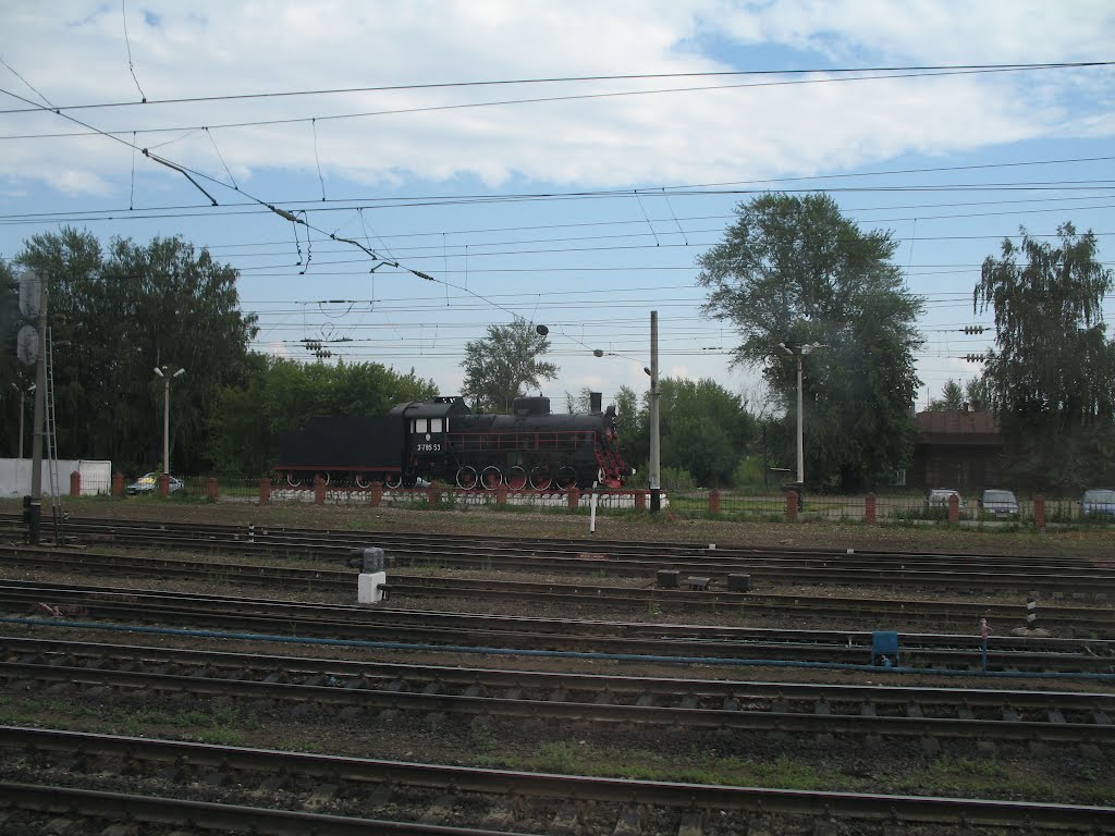 Паровоз на ст.Агрыз