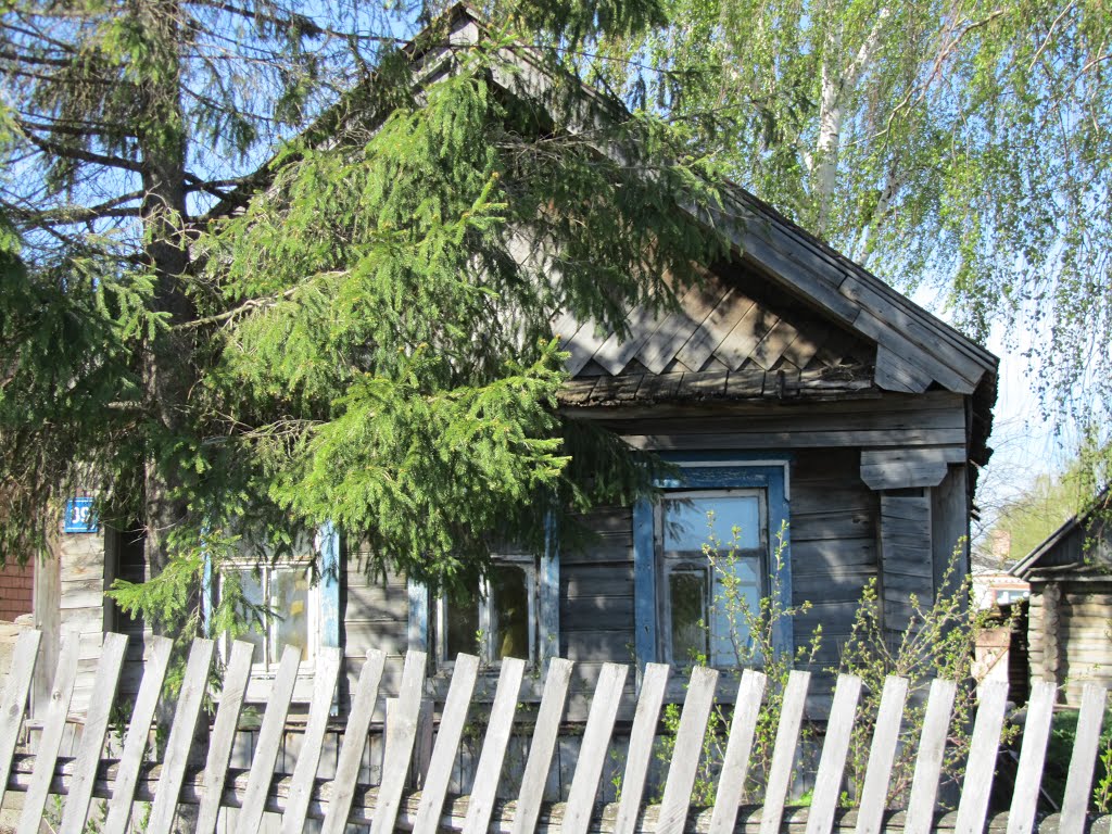 Старый дом. Ул. Краснопартизанская. Татария. Аксубаево. Май 2013