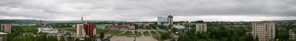 Almetyevsk panorama - Панорама Альметьевска