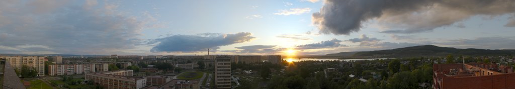 Panorama sunset