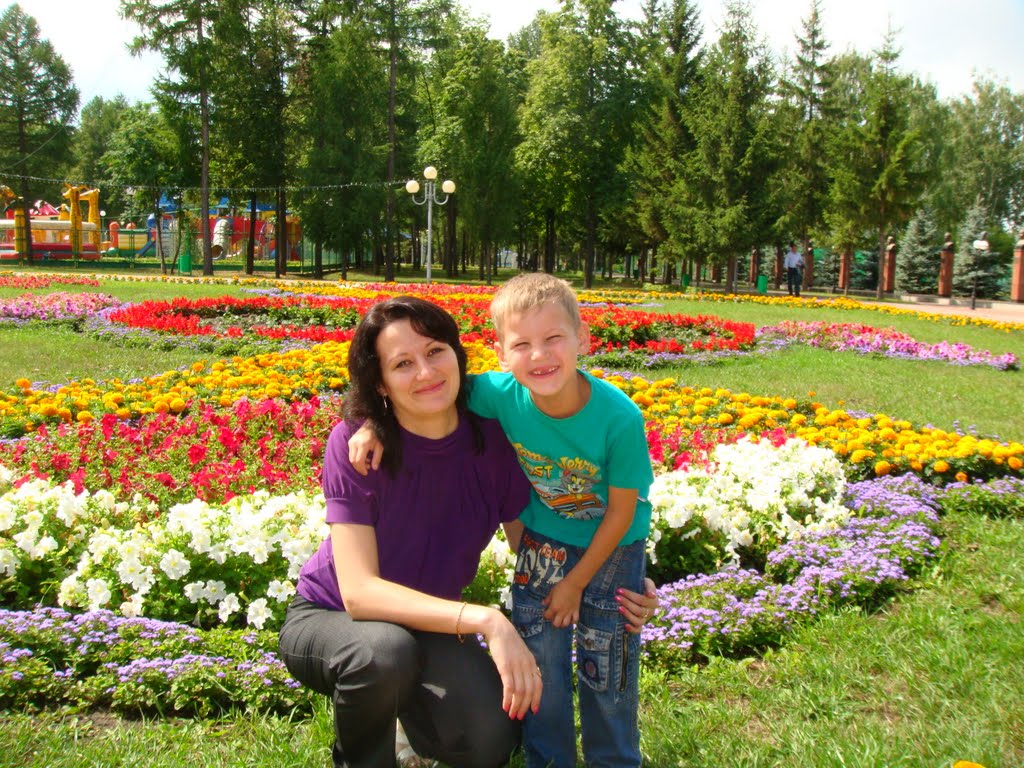 аллея цветов