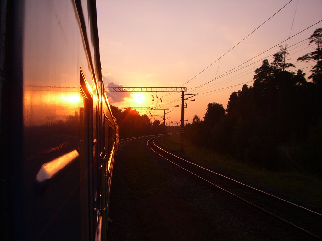Sunset around Kazan
