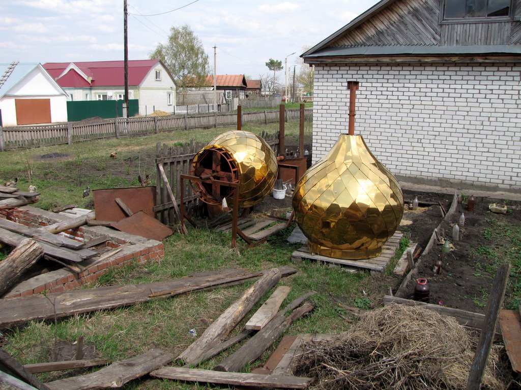 Церковь. Восстановление. Bazarnyye Mataki, Tatarstan (Russia)