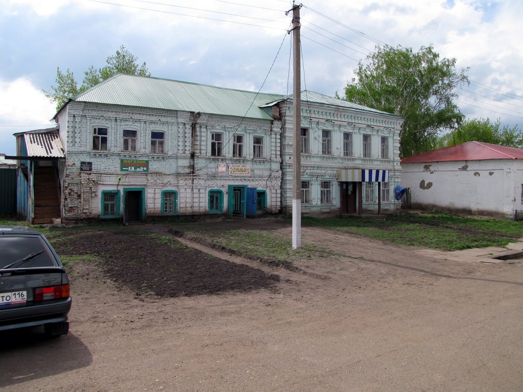 Старый купеческий дом. Bazarnyye Mataki, Tatarstan (Russia)
