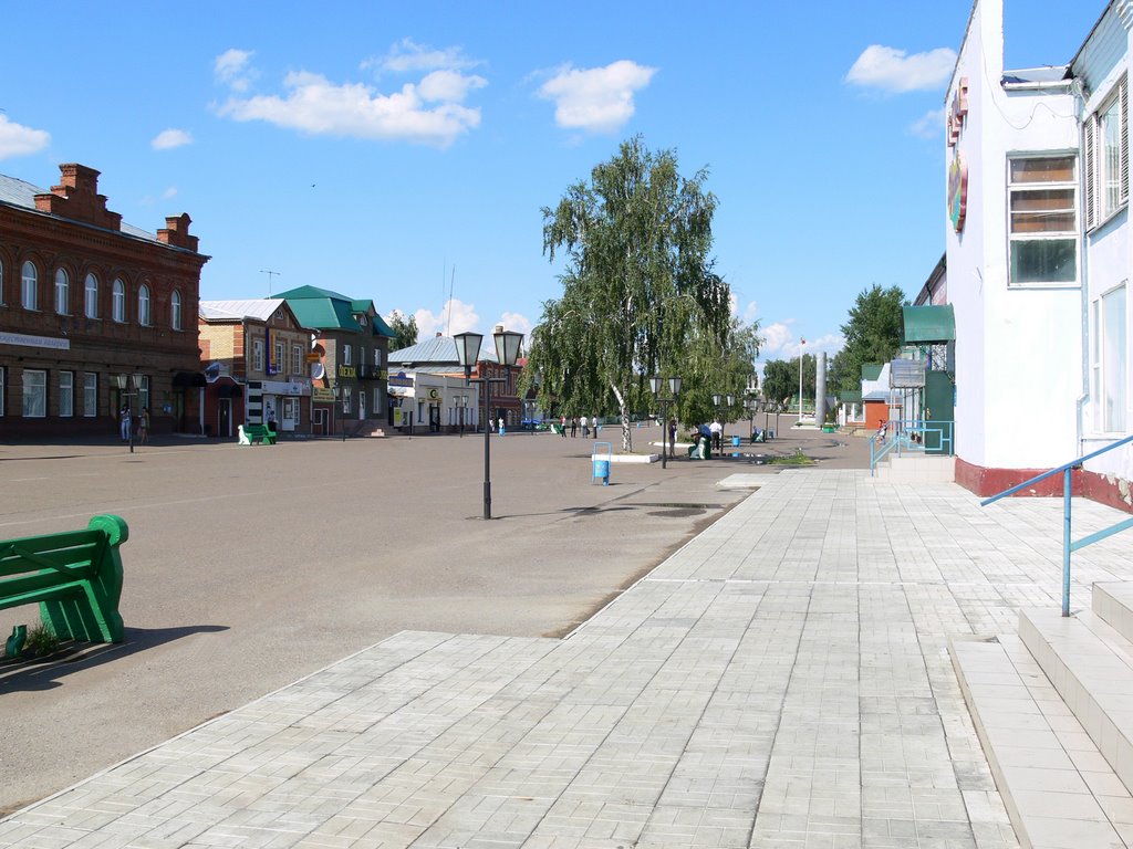 Буинск, центр города.