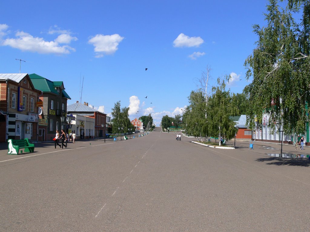 Буинск, центр города.