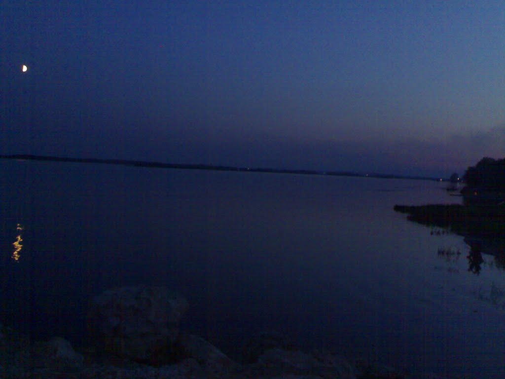 Луна над рекой///moon over the river