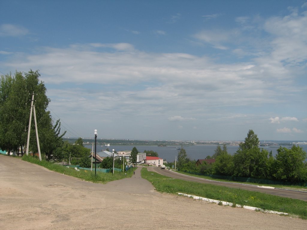 вид на казань