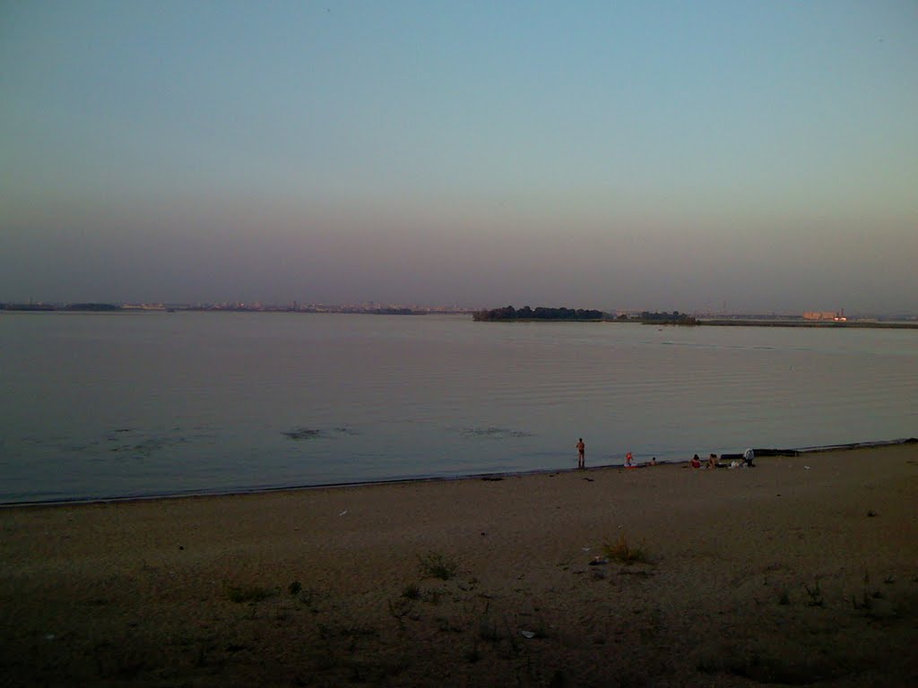 Verhniy Uslon beach, Kazan panorama