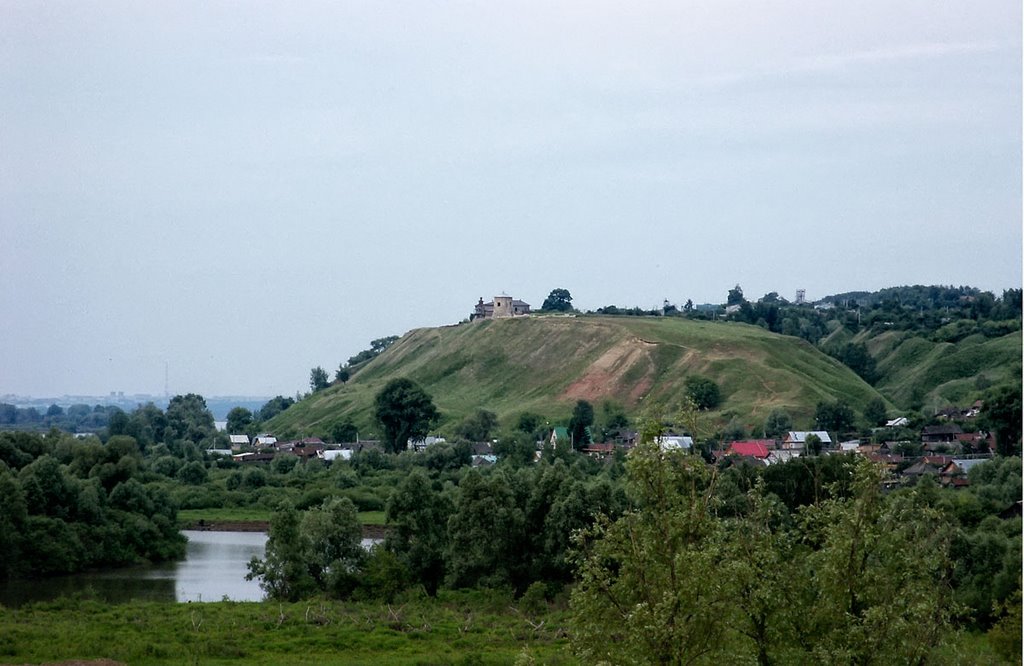 Вид на Чертово городище в Елабуге