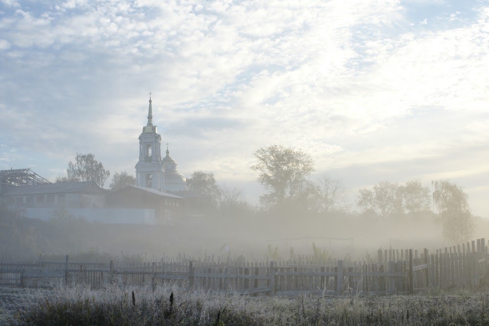 Покровская в тумане