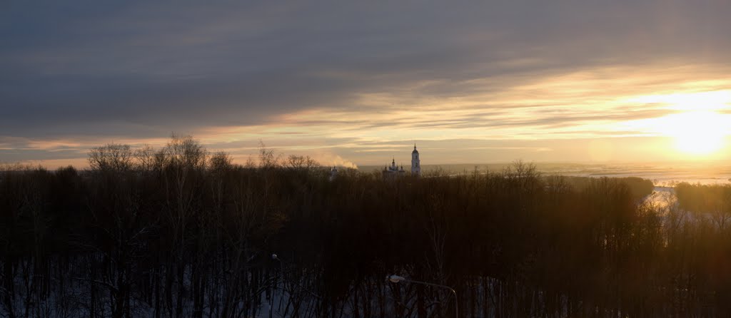 Jelaboega panorama @ dusk  @ -20 C