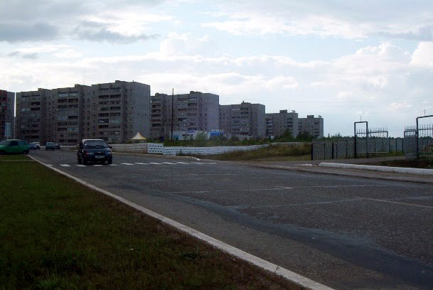 Вид на новый город