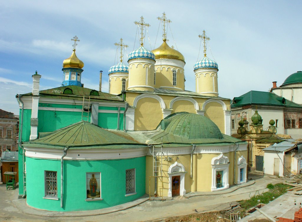 Back-side of Pokrovskaya church and Saint Nicholas cathedral