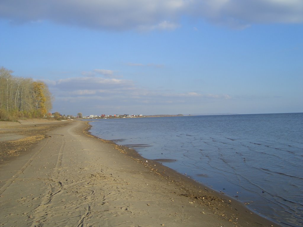 Берег Камы в Лаишево