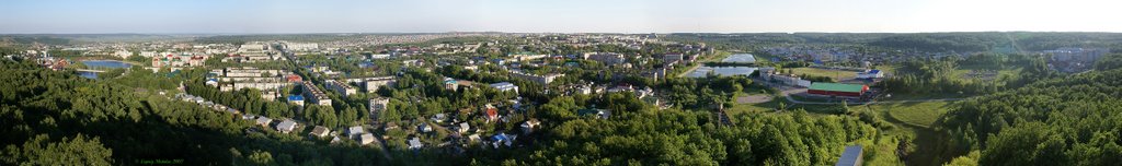 *** Панорама Лениногорска (вид с трамплина) ***