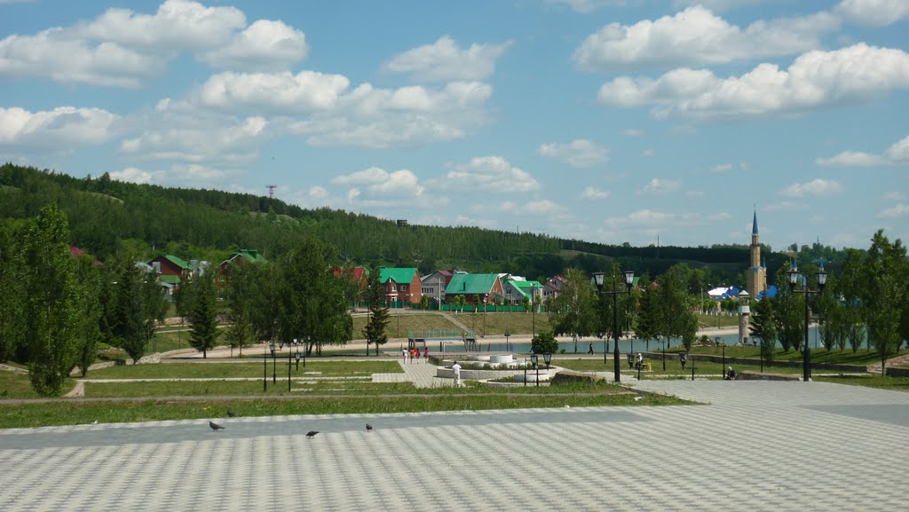 Вид на склон холма