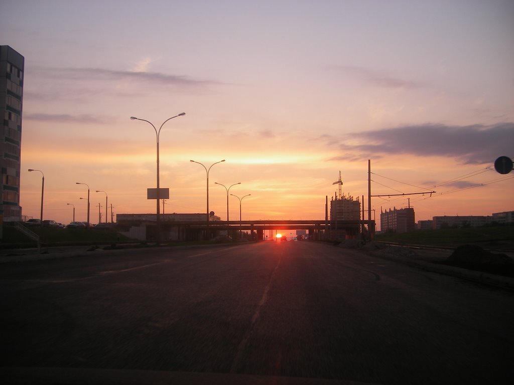 Закат.