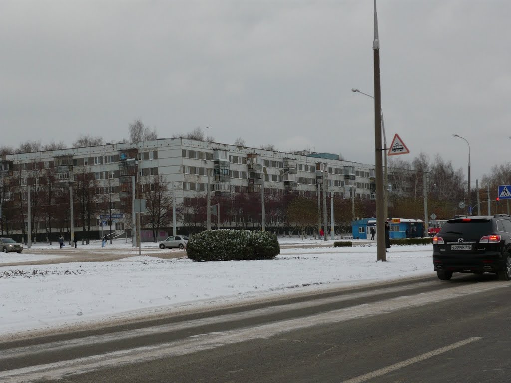 Пересечение Московского с Беляева.
