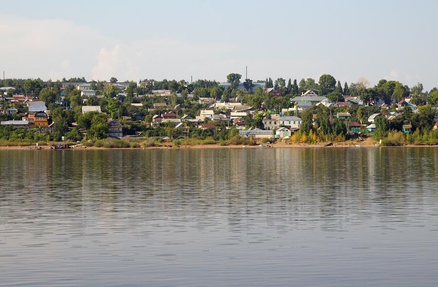 Вид на село Рыбная Слобода / View of Rybnaya Sloboda village (18/08/2007)