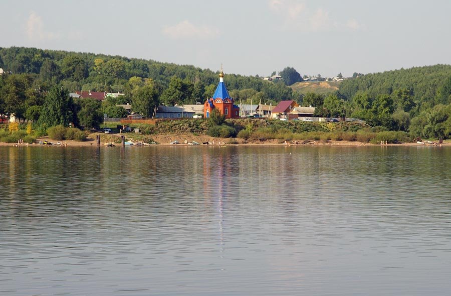 Вид на село Рыбная Слобода / View of Rybnaya Sloboda village (18/08/2007)