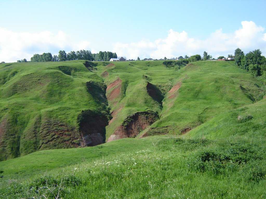 Волжский берег в г.Тетюши
